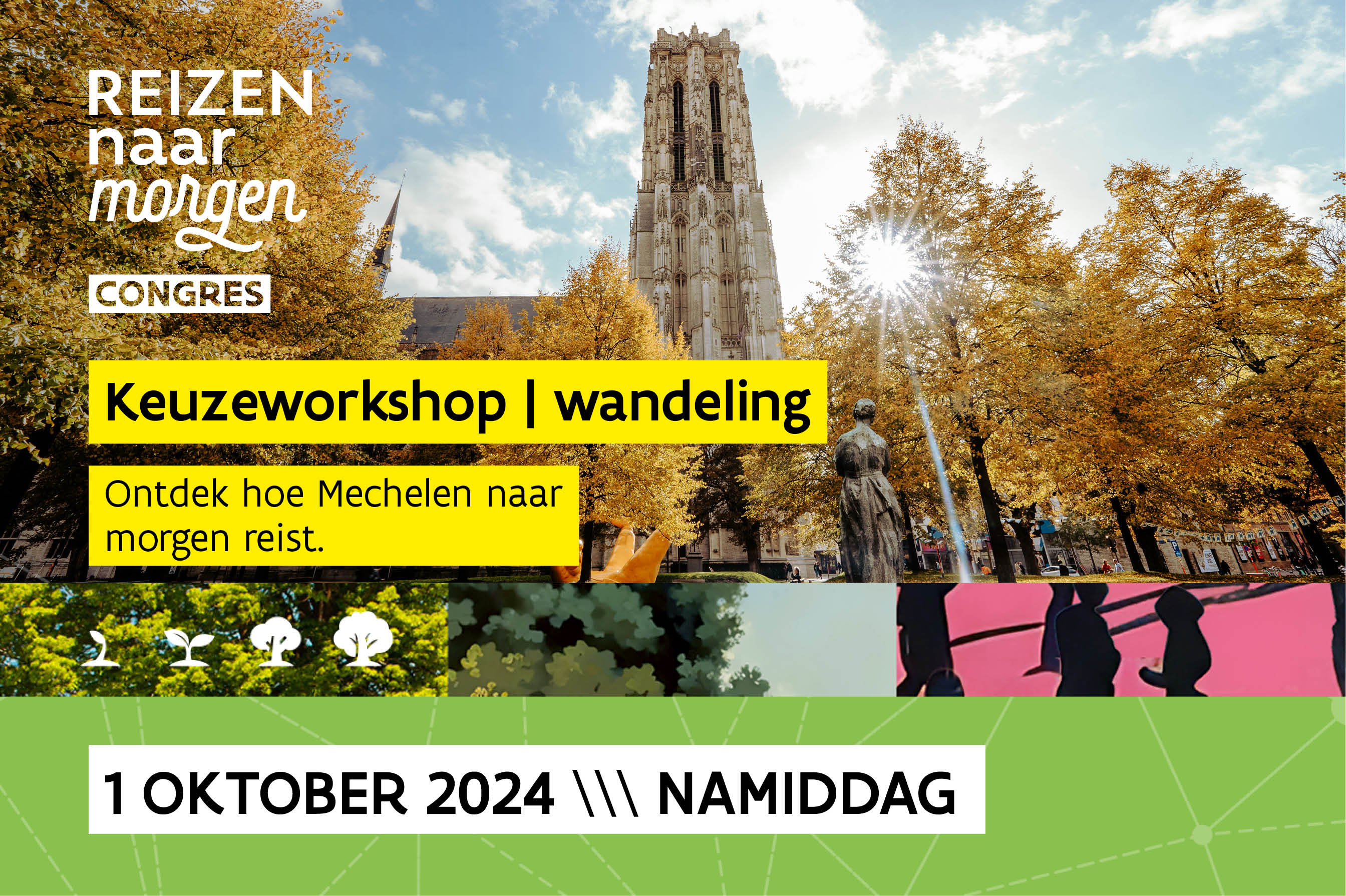 Reizen naar Morgen-congres wandeling