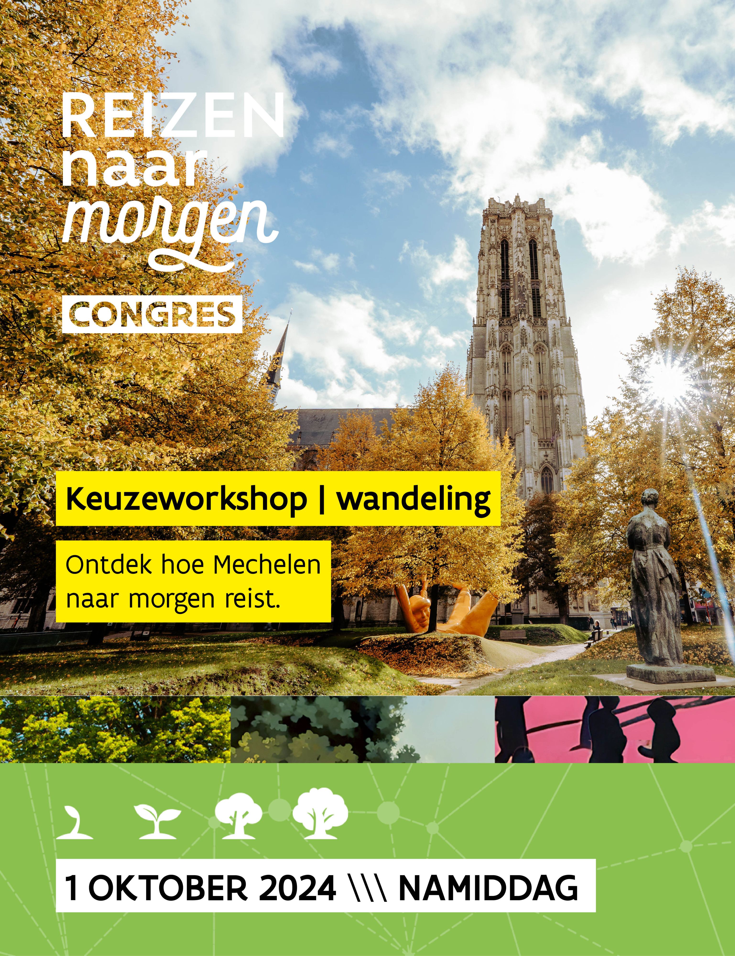 Reizen naar Morgen-congres wandeling